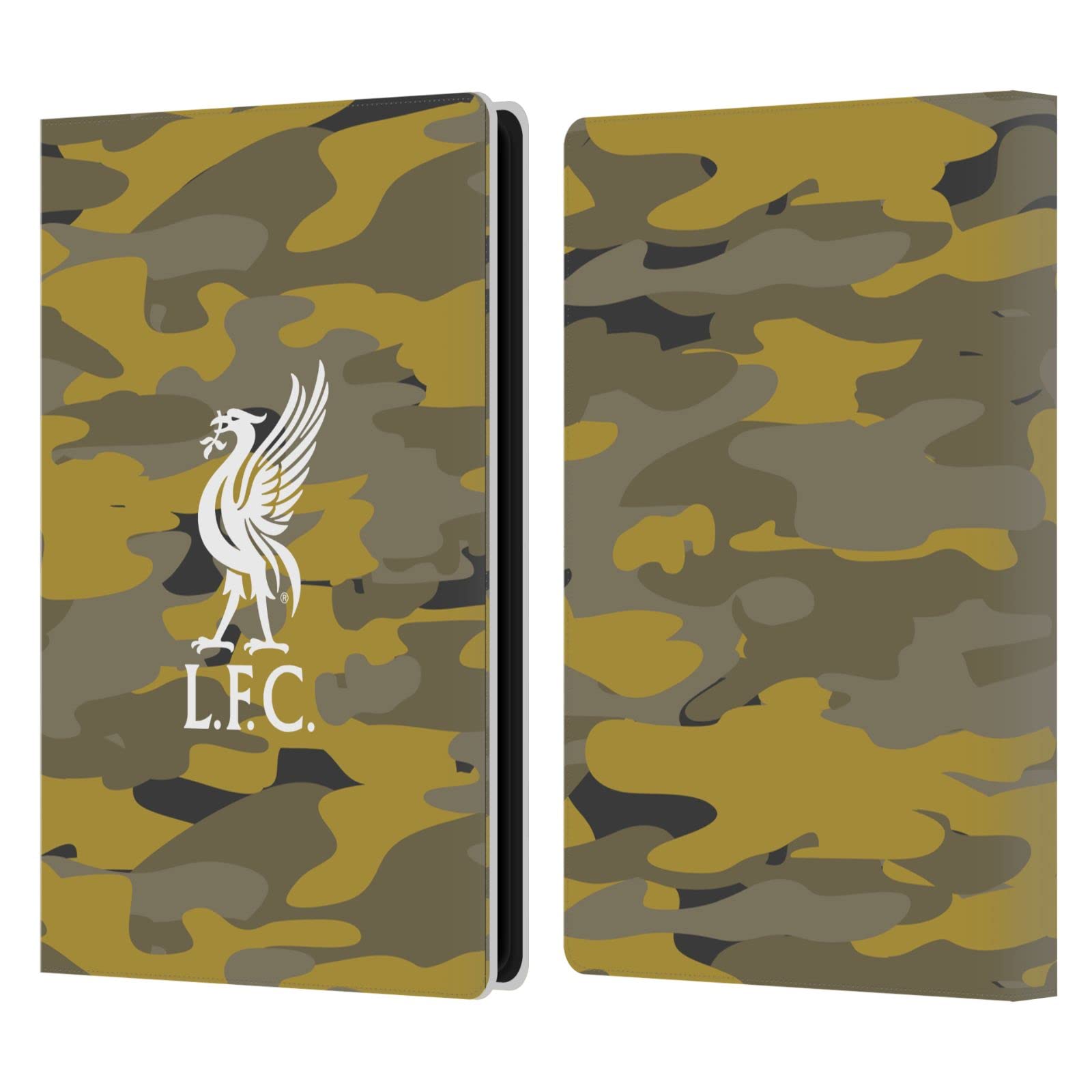Officially Licensed Liverpool FC Royal Colorways Liver Bird Camou Leather Kindle Case - Compatible with Kindle Paperwhite 4 (2019) - Perfect for Reading, Travel & Football Fans