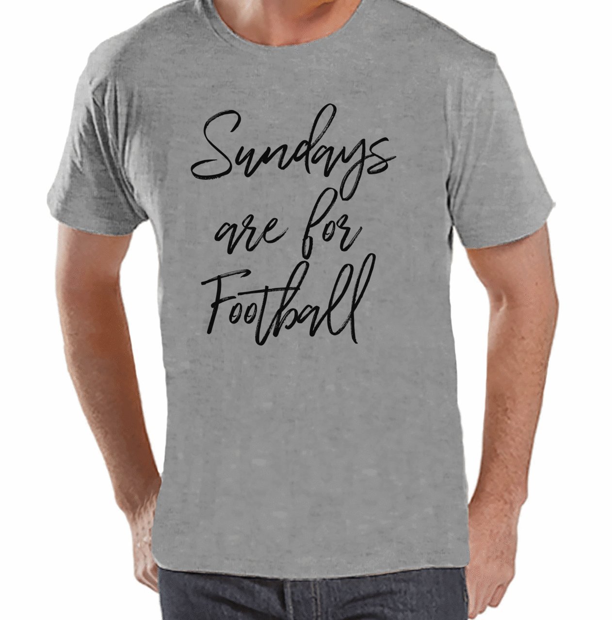 7 ate 9 Apparel Men's Football T-Shirt - Comfortable Cotton Jersey Tee for Sports Fans & Casual Wear - Perfect for Game Day, Training, and Everyday Outfits