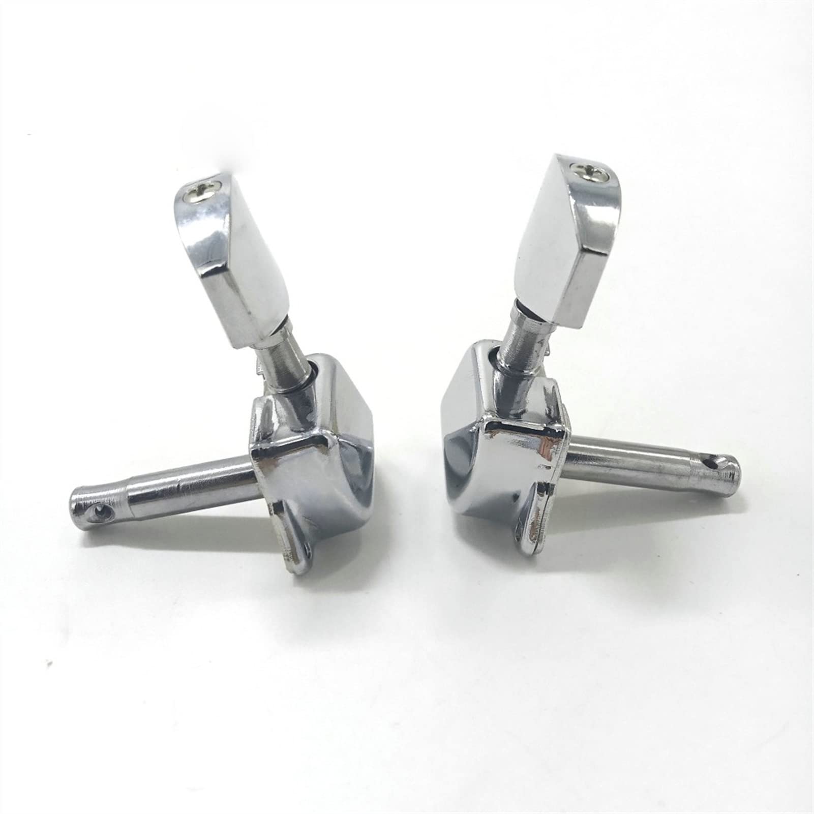 Premium Guitar Tuning Pegs - 3 Left & 3 Right Silver Machine Heads for Classic Guitars | High-Quality Tuning Keys & String Pegs | Perfect for Acoustic Guitar Maintenance & Replacement Parts