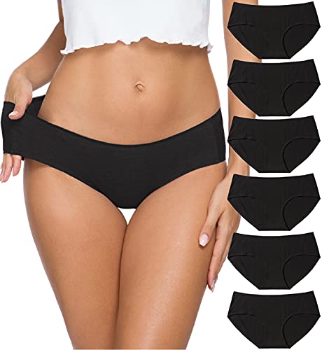 Black Cotton Underwear