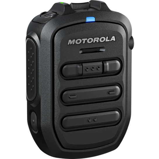 Motorola WM500 Wireless Speaker Microphone (PMMN4127) - Hands-Free Communication for Two-Way Radios, Perfect for Construction, Security & Outdoor Activities