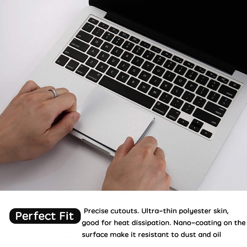 Ultra Thin Gray Palm Rest Full Cover with Trackpad Protector for MacBook Pro 16 Inch (A2141) - Scratch Resistant Skin | Perfect for Office Work, Travel & Daily Use