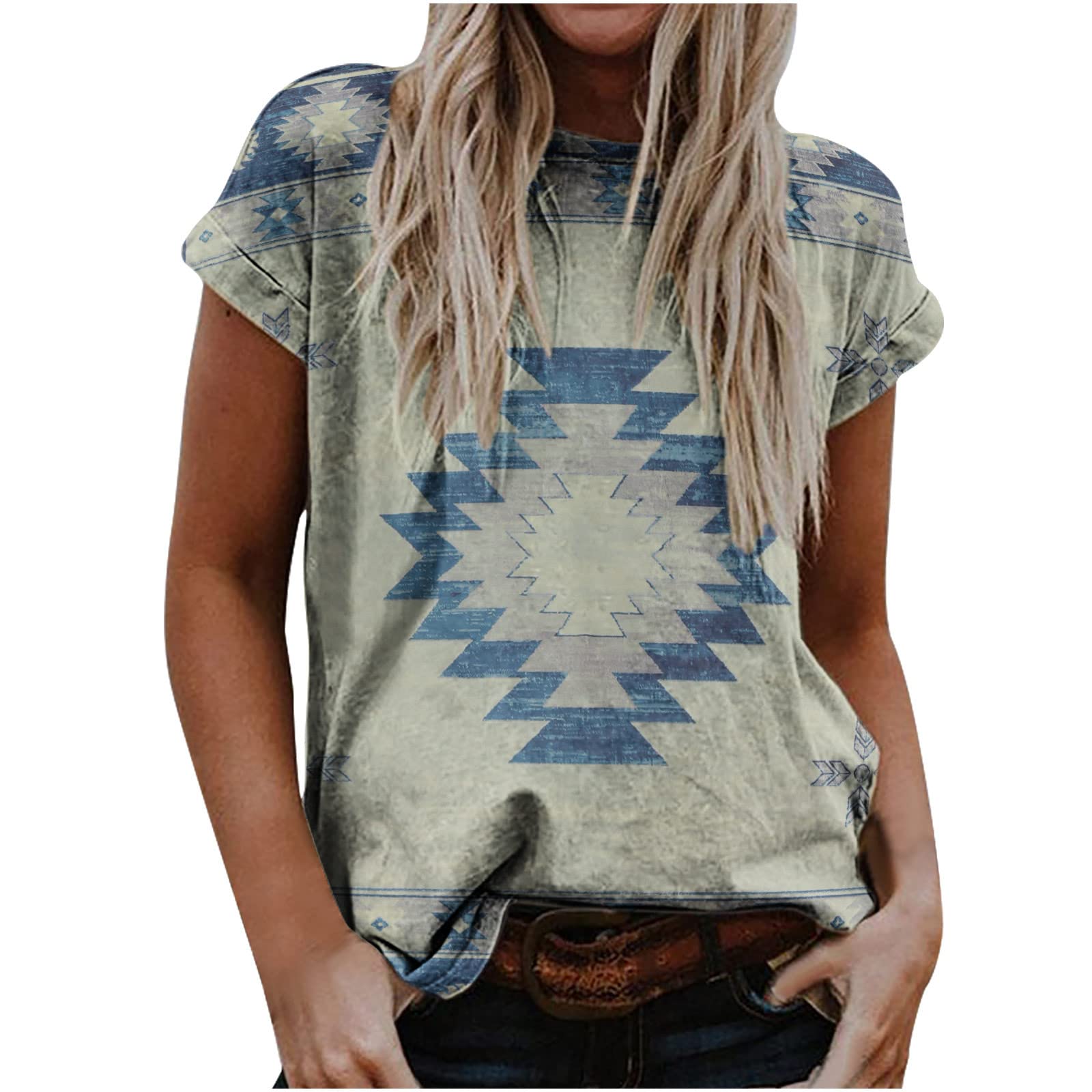 African Dashiki Shirts for Women - Ethnic Diamond Pattern Tunic for Casual Wear & Festivals