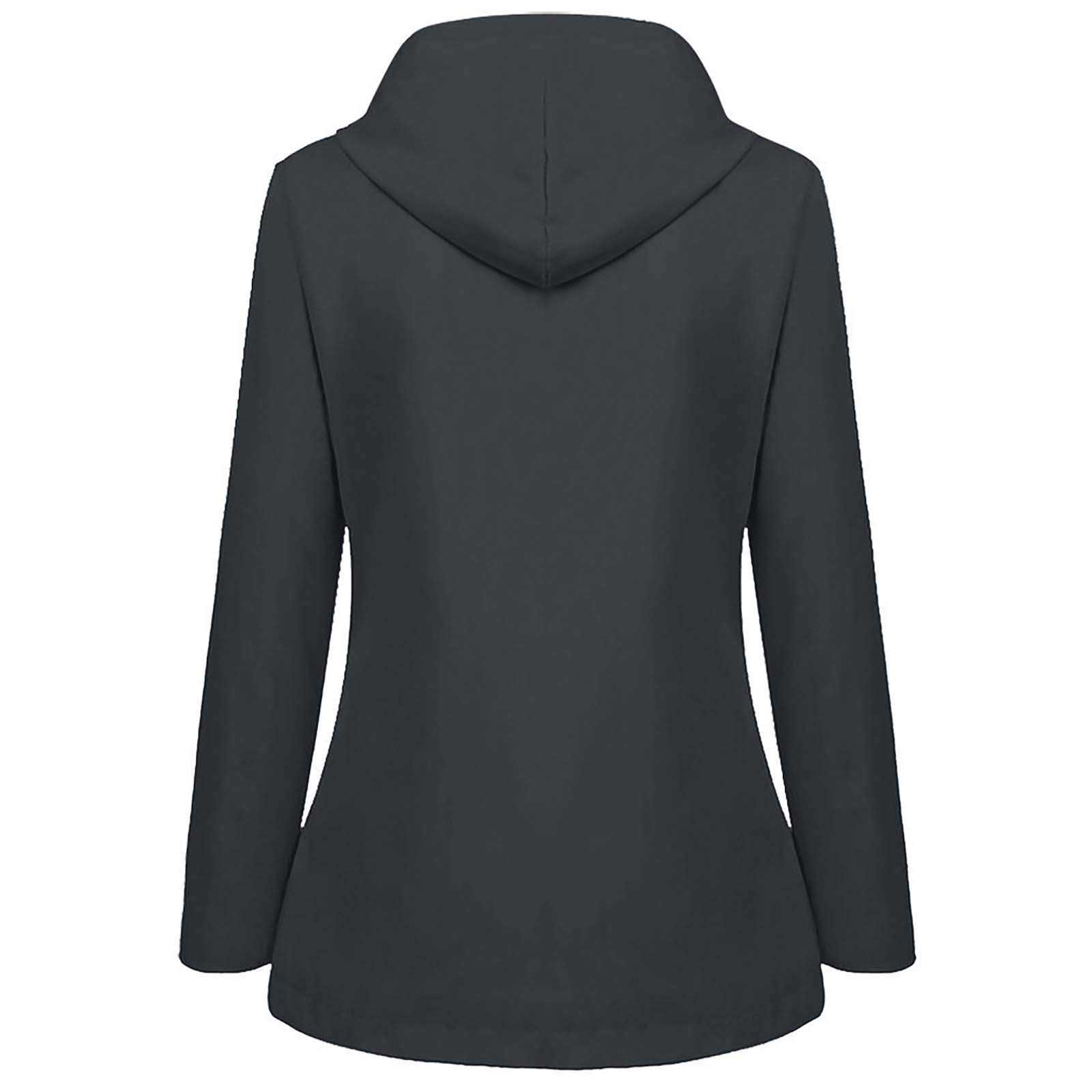 Women's Plus Size Waterproof Hooded Raincoat - Windproof Plush Jacket for Outdoor Activities, Hiking & Commuting