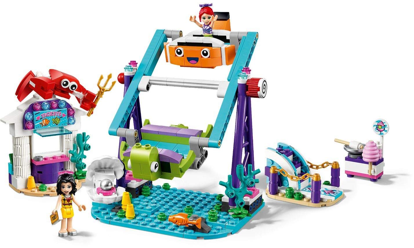 LEGO Underwater Carousel Building Set – Creative Play for Kids, Fun Ocean-Themed Toy for Birthday Gifts & STEM Learning | Perfect for Home Decor, Playroom Display & Underwater Adventure Pretend Play