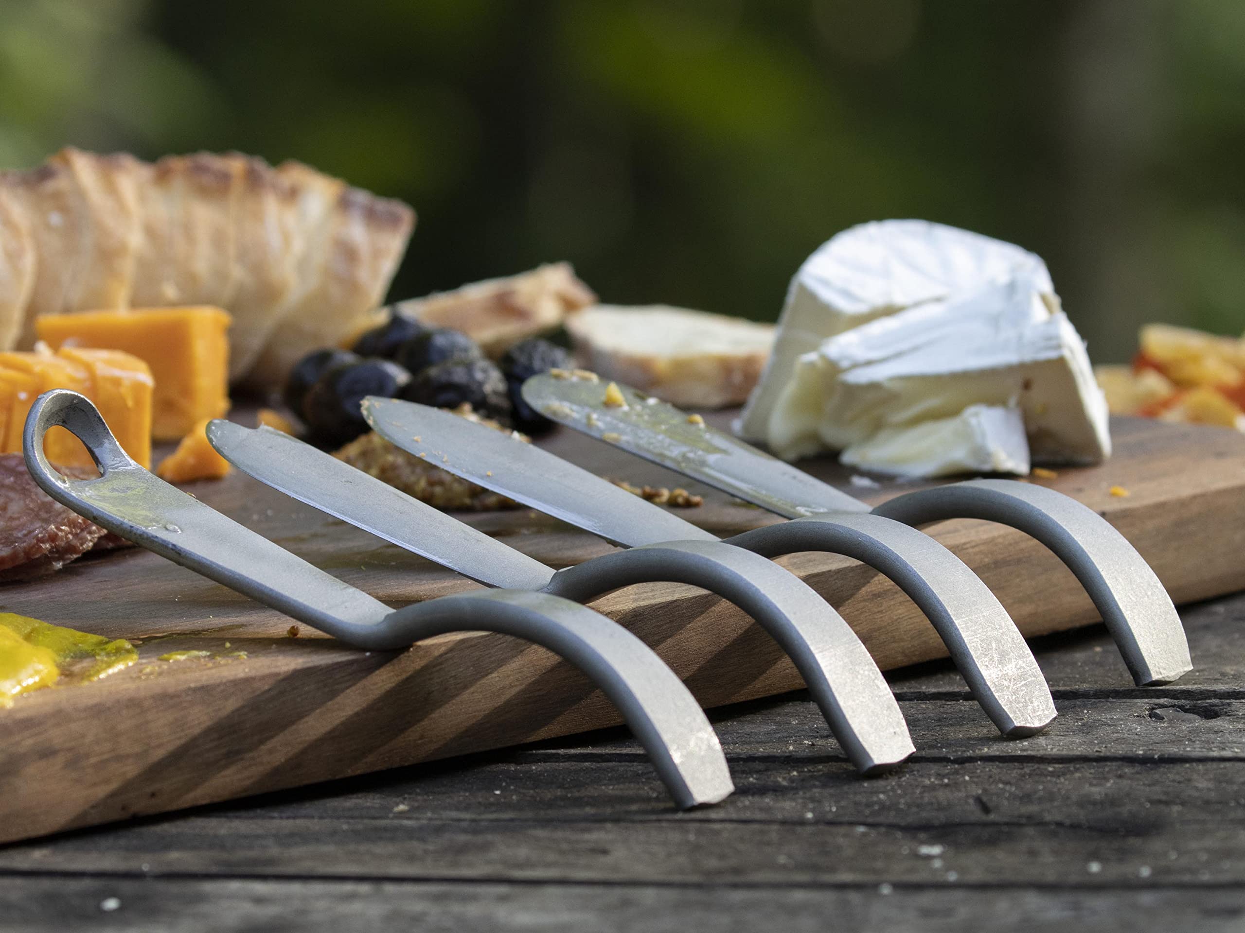 Premium Charcuterie Board Set - Elegant Wooden Cheese & Charcuterie Platter with Knives for Entertaining, Wine Pairing, and Gourmet Snacking
