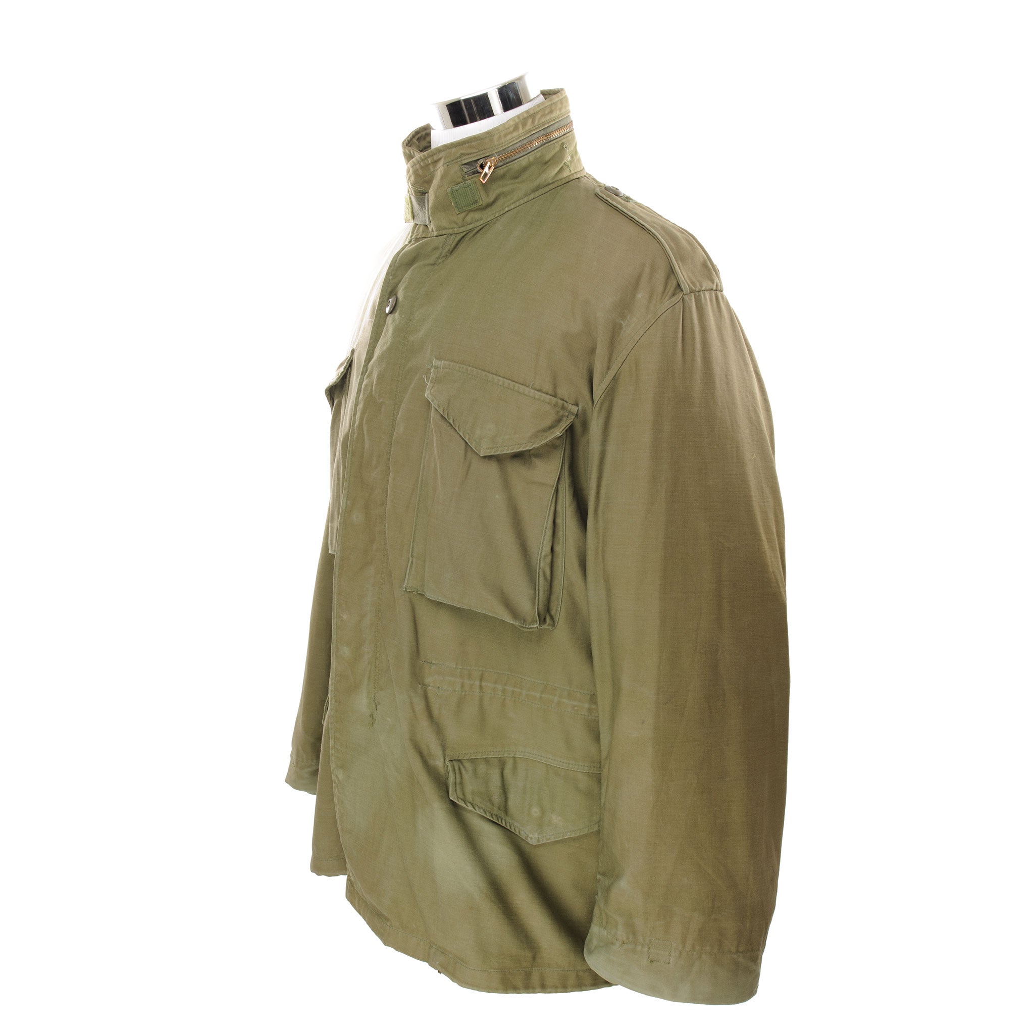 Vintage US Army M-1965 M65 Field Jacket - 1981 Military Surplus Jacket, Size Large Regular with Liner | Cold Weather Outdoor Workwear & Tactical Style Fashion