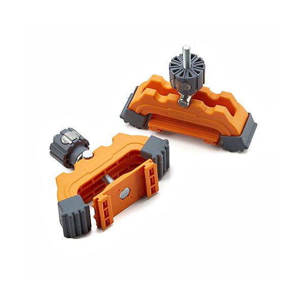 BORA Track Clamp Pair - Heavy Duty Workbench Clamps for Woodworking, Metalworking & DIY Projects | Secure Workpiece for Drilling, Sanding & Sawing