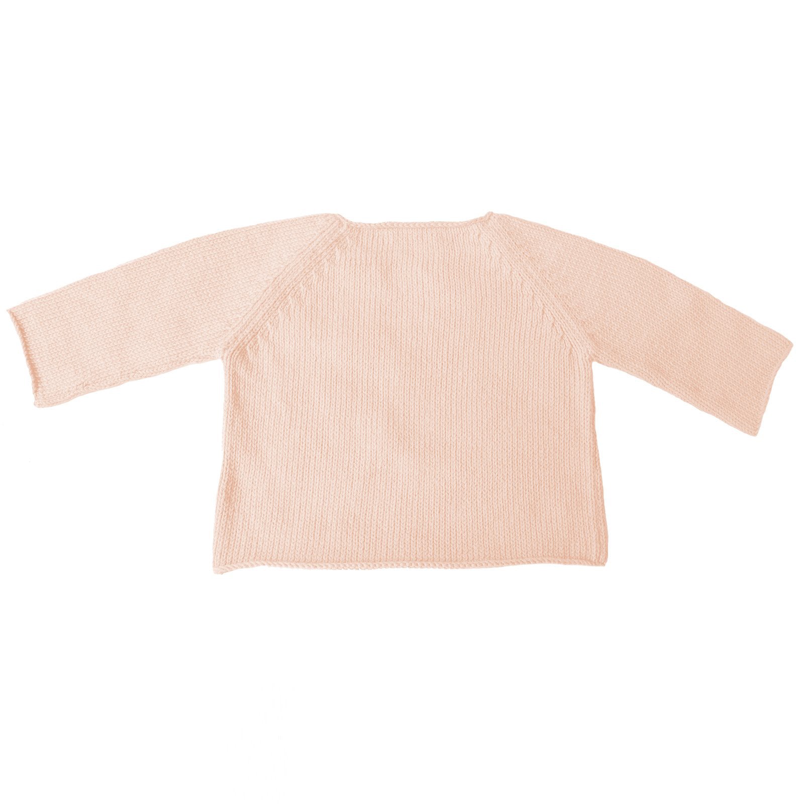 Blabla Kids Cardigan - Soft Cotton Knit Sweater for Girls, Ikebana Pink - Perfect for School, Playdates & Cozy Outfits