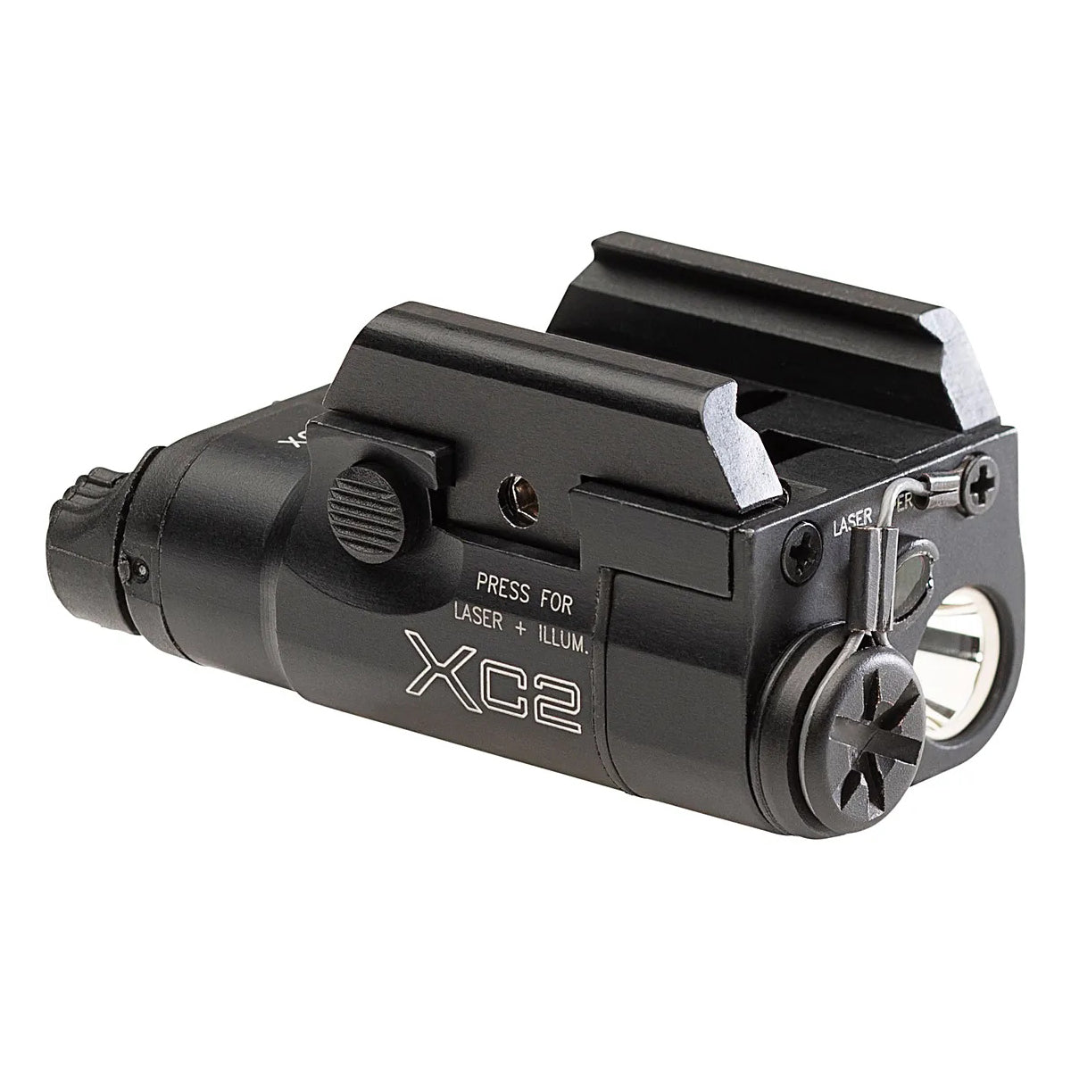 SureFire XC2 B Tactical Weapon Light with Laser Combo - Compact & Bright for Handguns - Perfect for Home Defense, Law Enforcement & Outdoor Adventures