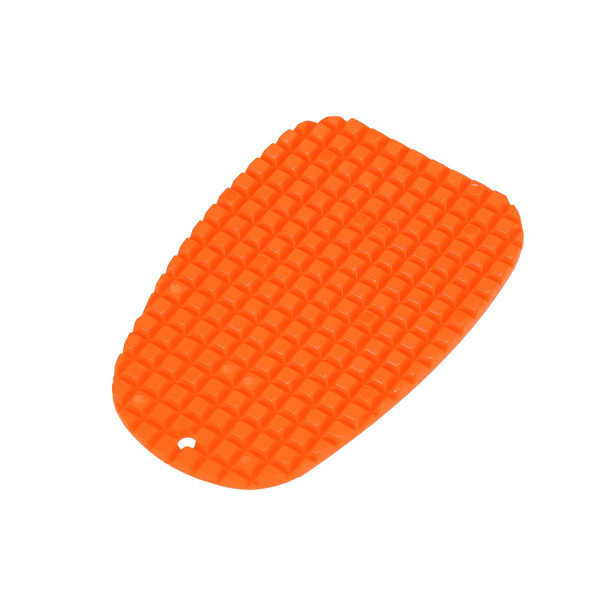 Motoforti 8-Piece Motorcycle Kickstand Support Pad Set - Heavy Duty Parking Stand Plate Extensions for Dirt Bikes, Cruisers & Street Bikes (Orange) - Prevent Sinking on Sand, Grass & Soft Surfaces