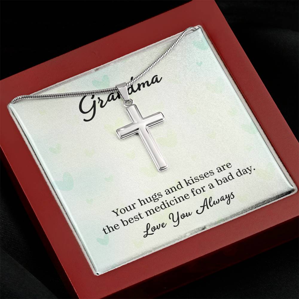 Beautiful Cross Necklace for Grandma - Thoughtful Gift from Grandchildren | Perfect for Birthday, Mother's Day & Christmas Gifts