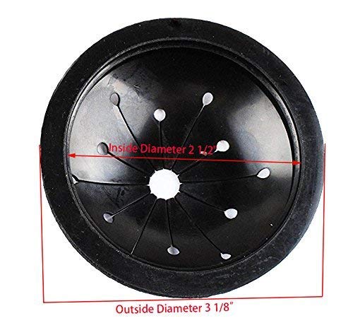 **2-Pack Garbage Disposal Splash Guard & Sink Stopper – 3 1/8 Inch Baffle for Waste King, Whirlaway, Sinkmaster & GE Models – Prevent Mess & Odors in Kitchen Sink**    *(Use Case: Ideal for keeping your kitchen sink clean, reducing food splashes, and blocking odors from garbage disposal units.)*