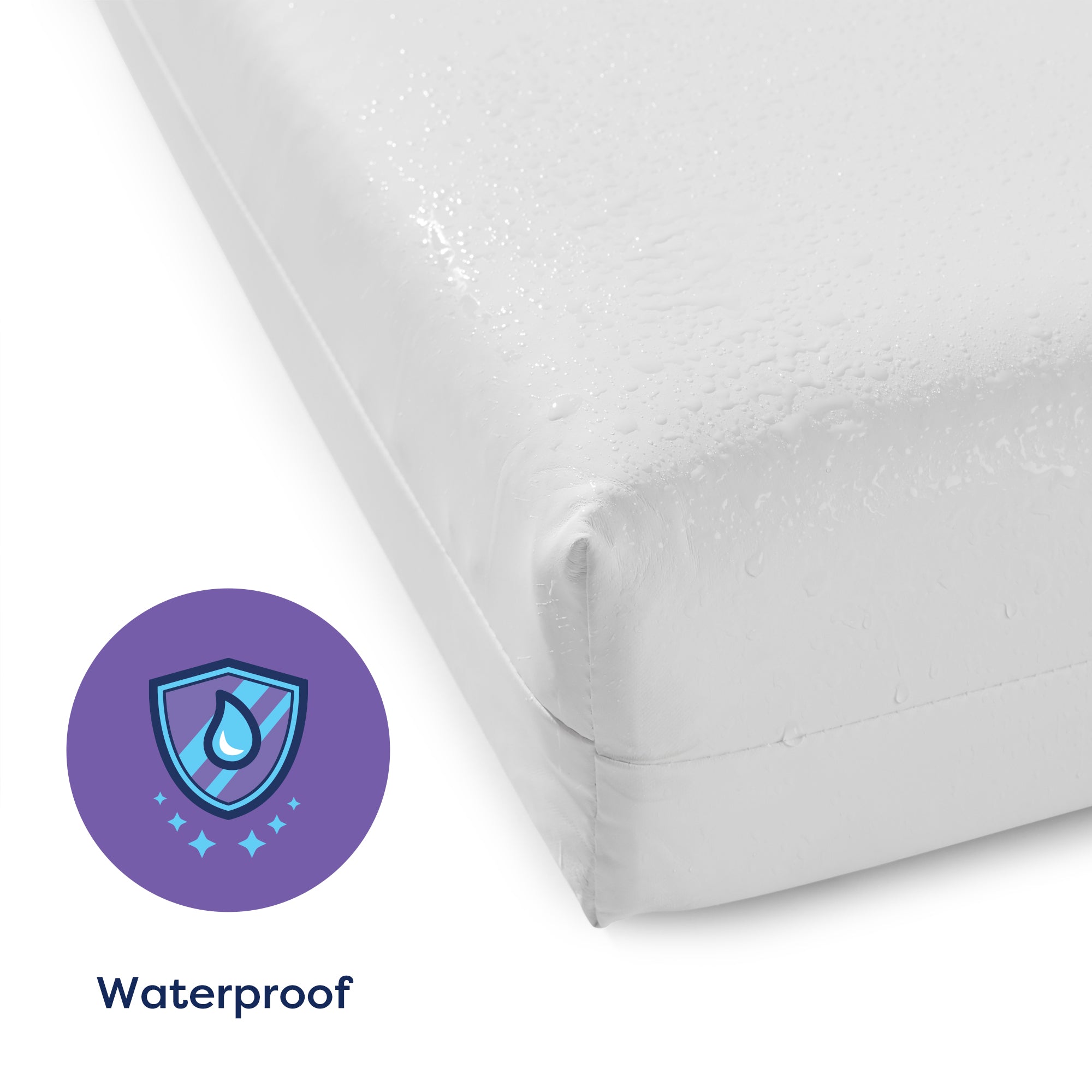 Moonlight Slumber Starlight Support Crib Mattress - Breathable, Hypoallergenic & Waterproof Baby Mattress for Safe Sleep | Compressed & Rolled for Easy Setup | Perfect for Nursery, Daycare & Travel