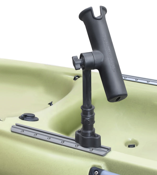RAM Mounts RAP-383-AAPU Quick Release Track Base for Secure Device Mounting - Perfect for Cars, Trucks, and Work Vehicles