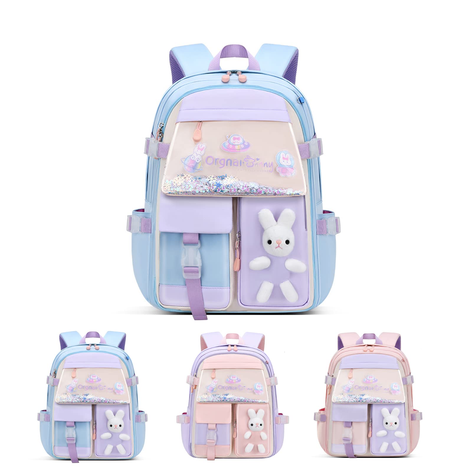 Cute Bunny Backpack for School - Kawaii Bunny Backpack for Teen Girls, Bad Bunny Inspired, Lightweight & Durable - Perfect for School, Travel & Everyday Use