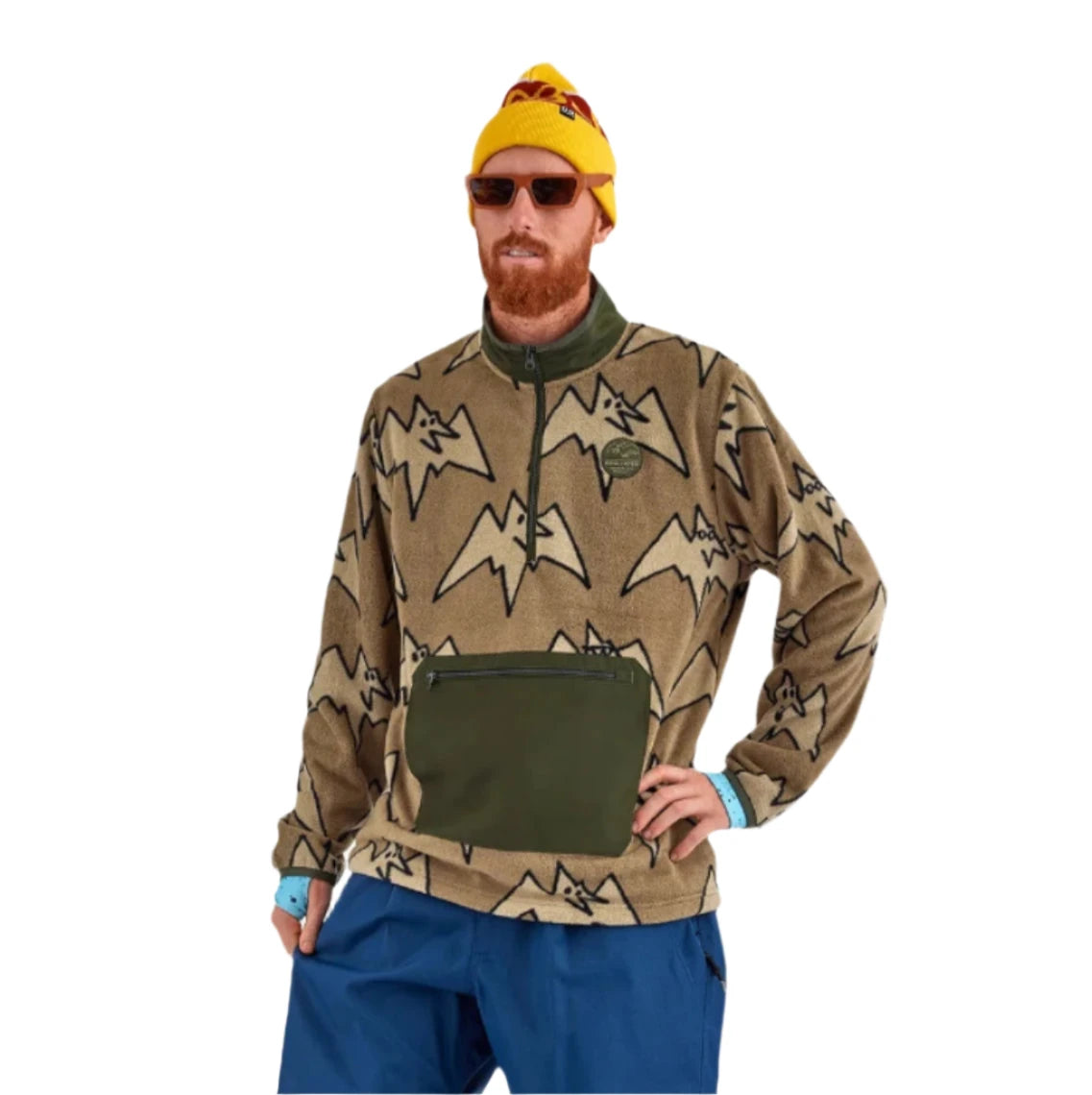 Airblaster Fleece Half Zip Pullover 2025 - Warm & Stylish Winter Layering for Skiing, Snowboarding & Outdoor Adventures