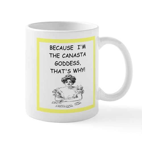 White - Canasta Joke Mugs