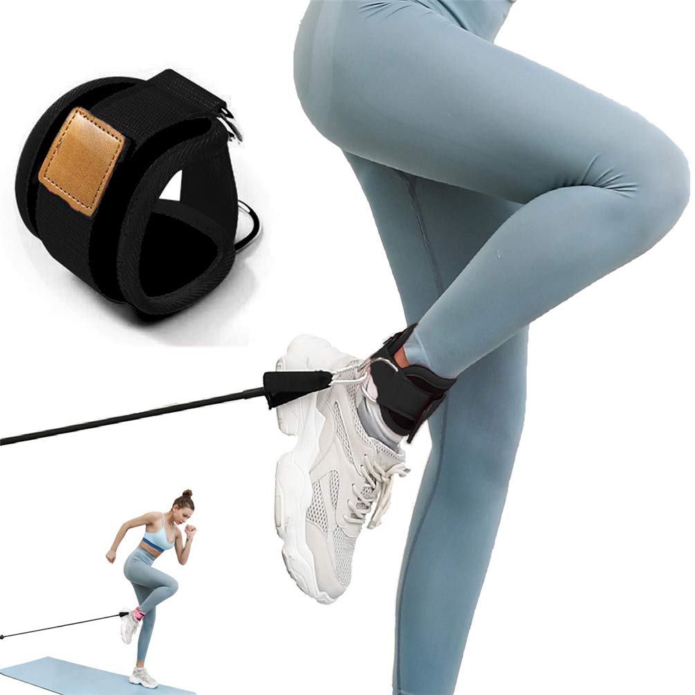 Premium Adjustable Ankle Straps for Home Gym & Workout - Heavy Duty Leg Sleeves with Door Anchor - Tone Legs, Abs & Glutes - Weight Loss & Fat Burning Resistance Bands - Perfect for Strength Training, Yoga, and Physical Therapy