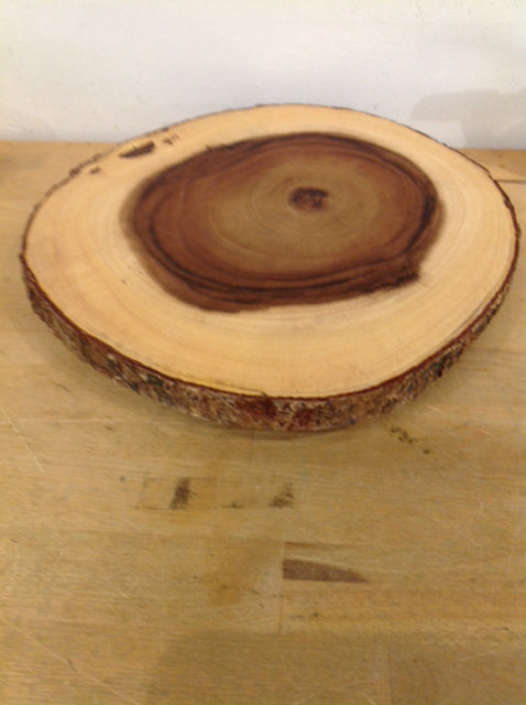 Handmade Wooden Tray - Natural Tree Trunk Carving with Rustic Charm | Perfect for Serving, Home Decor, and Gift Giving