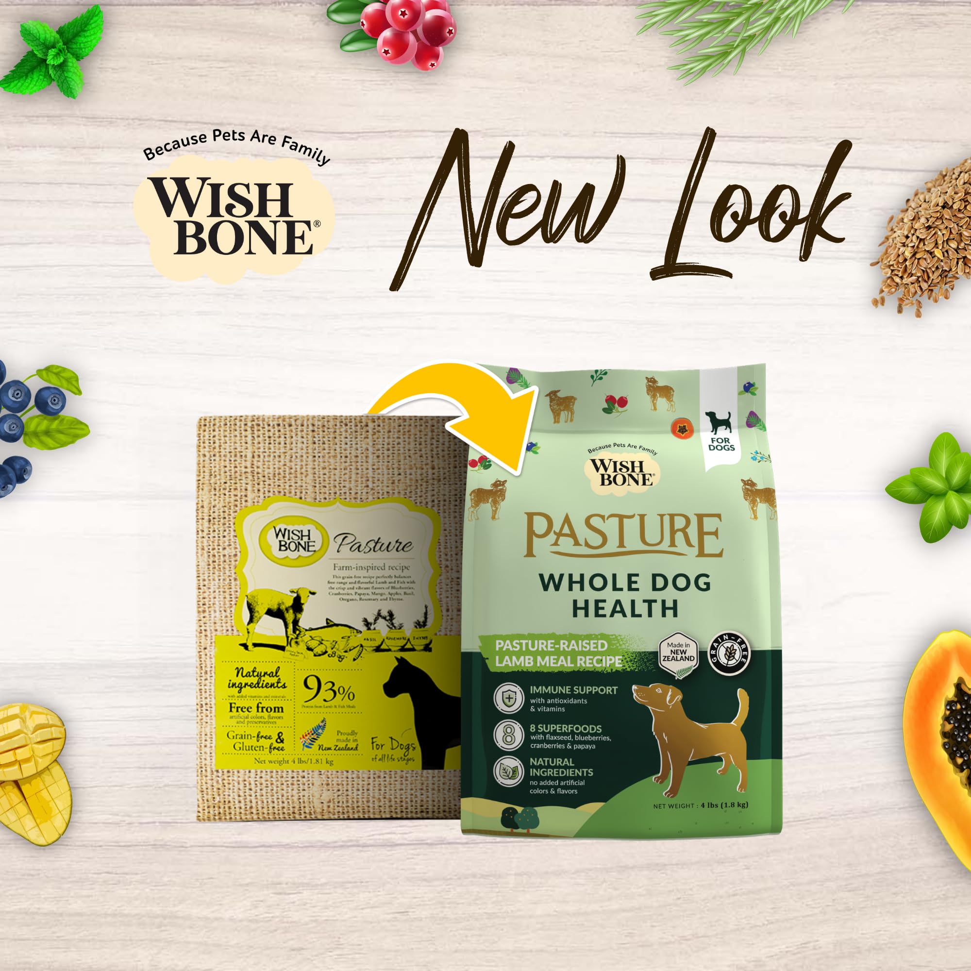 Premium Grain-Free & Gluten-Free New Zealand Lamb Dry Dog Food for Optimal Pet Health - 4lb Bag | Ideal for Sensitive Stomachs & Allergies | Perfect for Adult Dogs & Puppies at Home or Travel