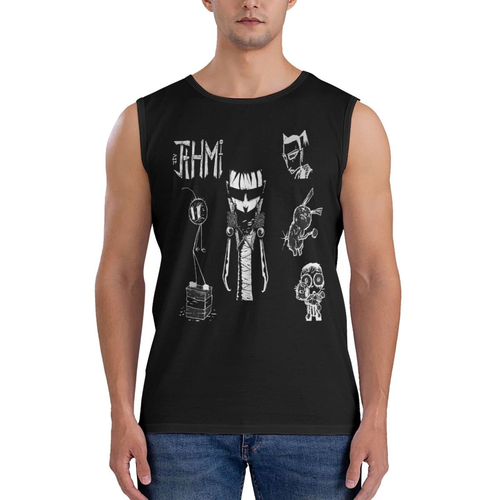 Vintage Graphic Hawaiian Sleeveless Shirt for Men - 100% Cotton Summer Tank Top | Beach Party, Vacation & Casual Outfit