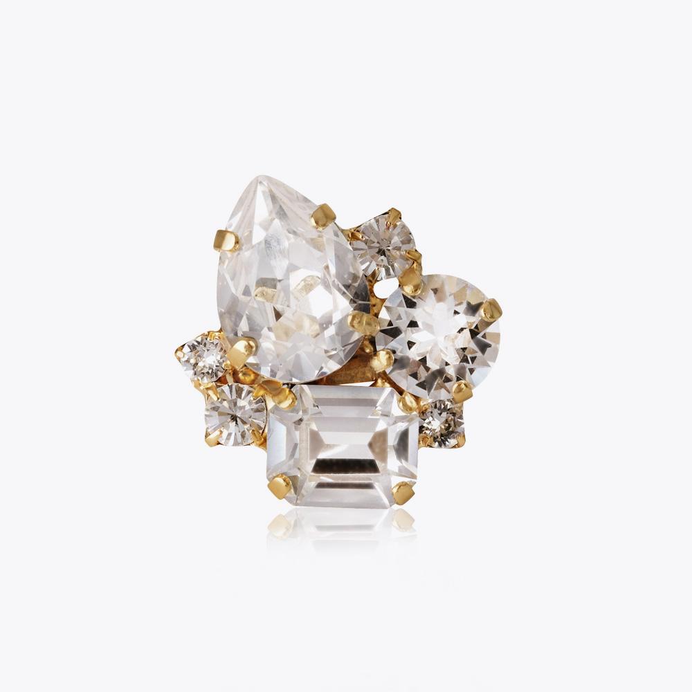 Angelina Crystal Ring for Women - Elegant Cubic Zirconia Wedding Engagement Band - Perfect for Valentine's Day, Anniversary & Special Occasion Gifts