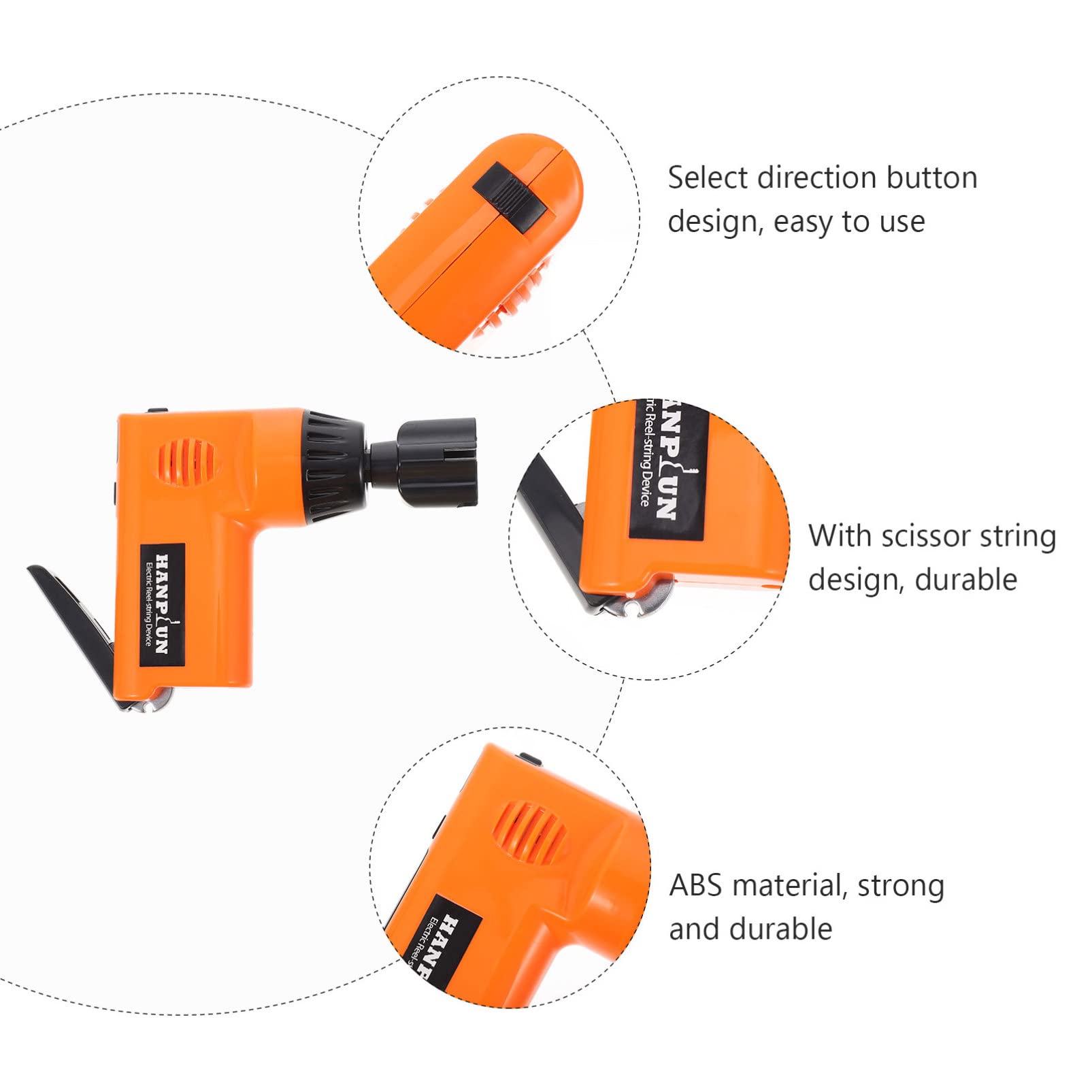 ERINGOGO 3-in-1 Electric Guitar String Winder & Cutter - Professional Power Tool for Fast String Changing | Perfect for Guitar Maintenance, Music Studio & Live Performances