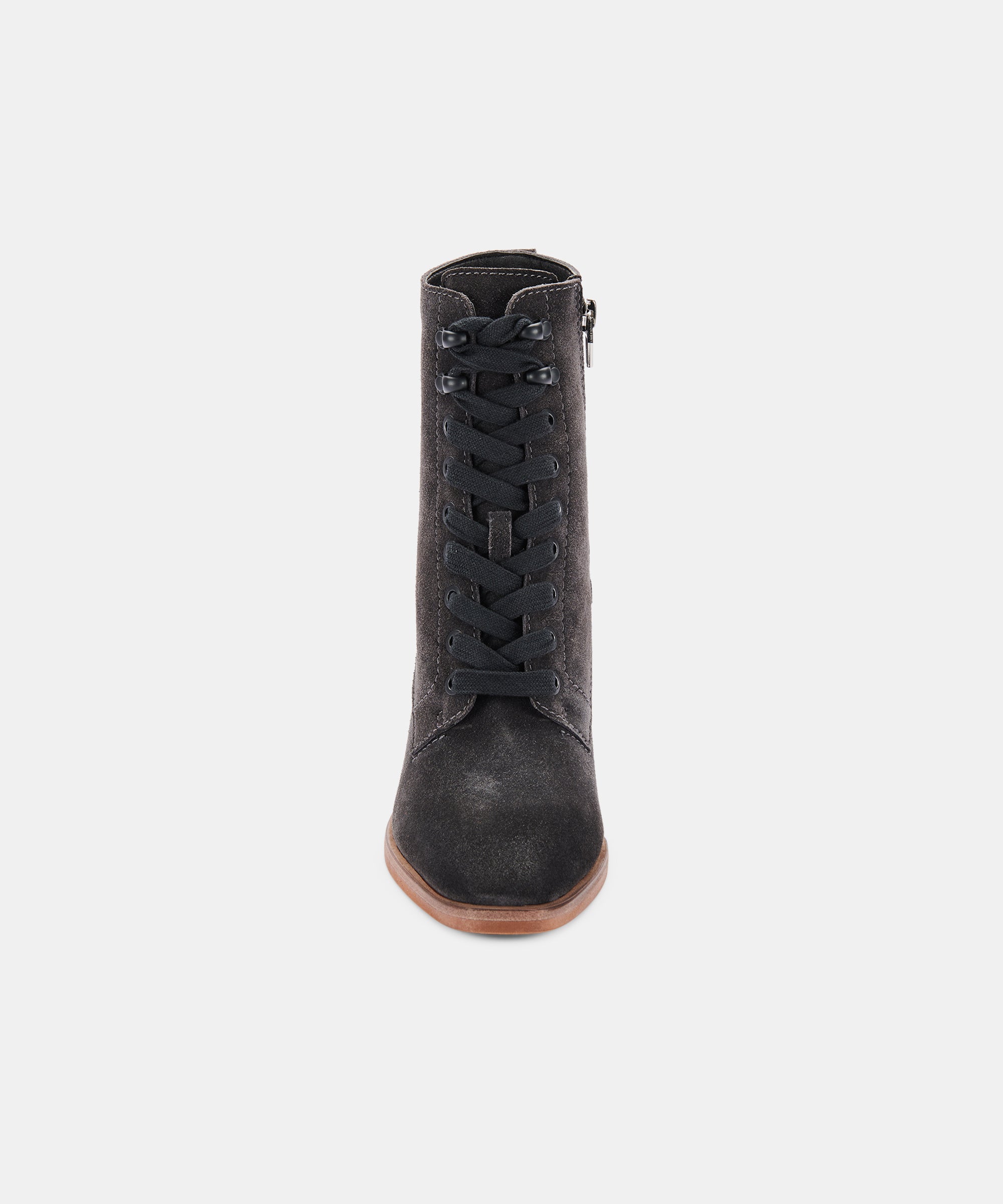 Iden Booties Anthracite Suede - Stylish & Comfortable Women's Ankle Boots for Fall & Winter | Perfect for Casual Outfits, Office Wear & Date Nights