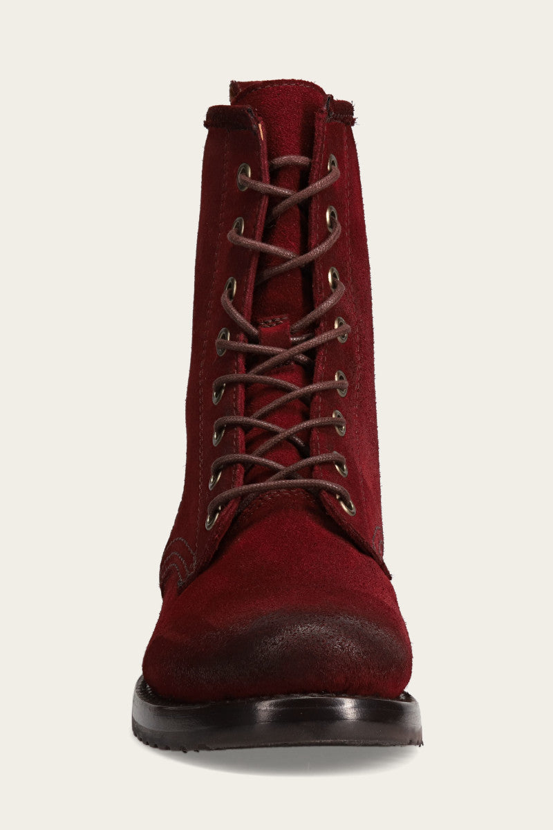 Veronica Combat Boots - Vintage & Pre-Loved Leather Ankle Boots for Women | Perfect for Punk Fashion, Goth Outfits & Everyday Streetwear