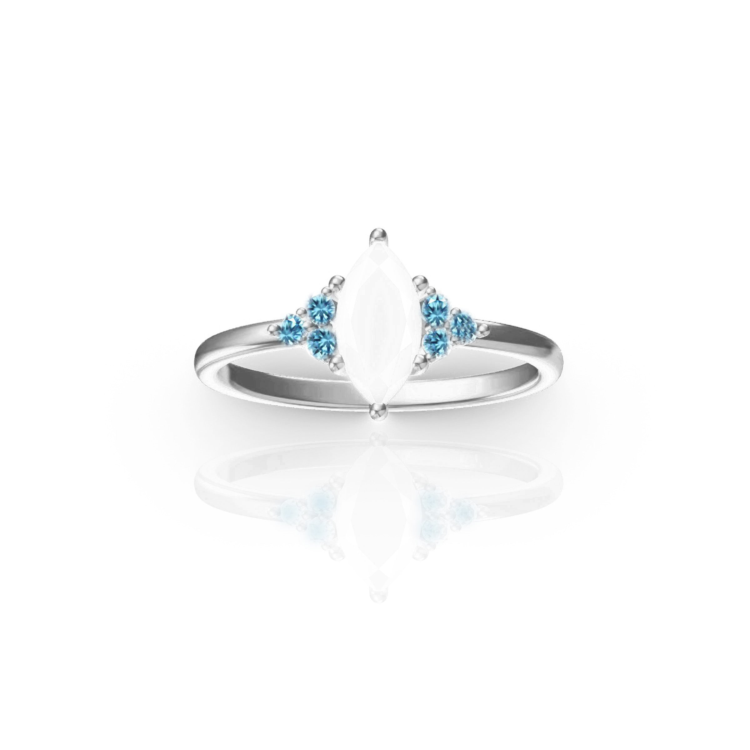 Blessing Beam Breastmilk Ring - Sterling Silver Keepsake Jewelry for Nursing Moms - Perfect for Mother's Day, Baby Shower Gifts & Breastfeeding Mementos
