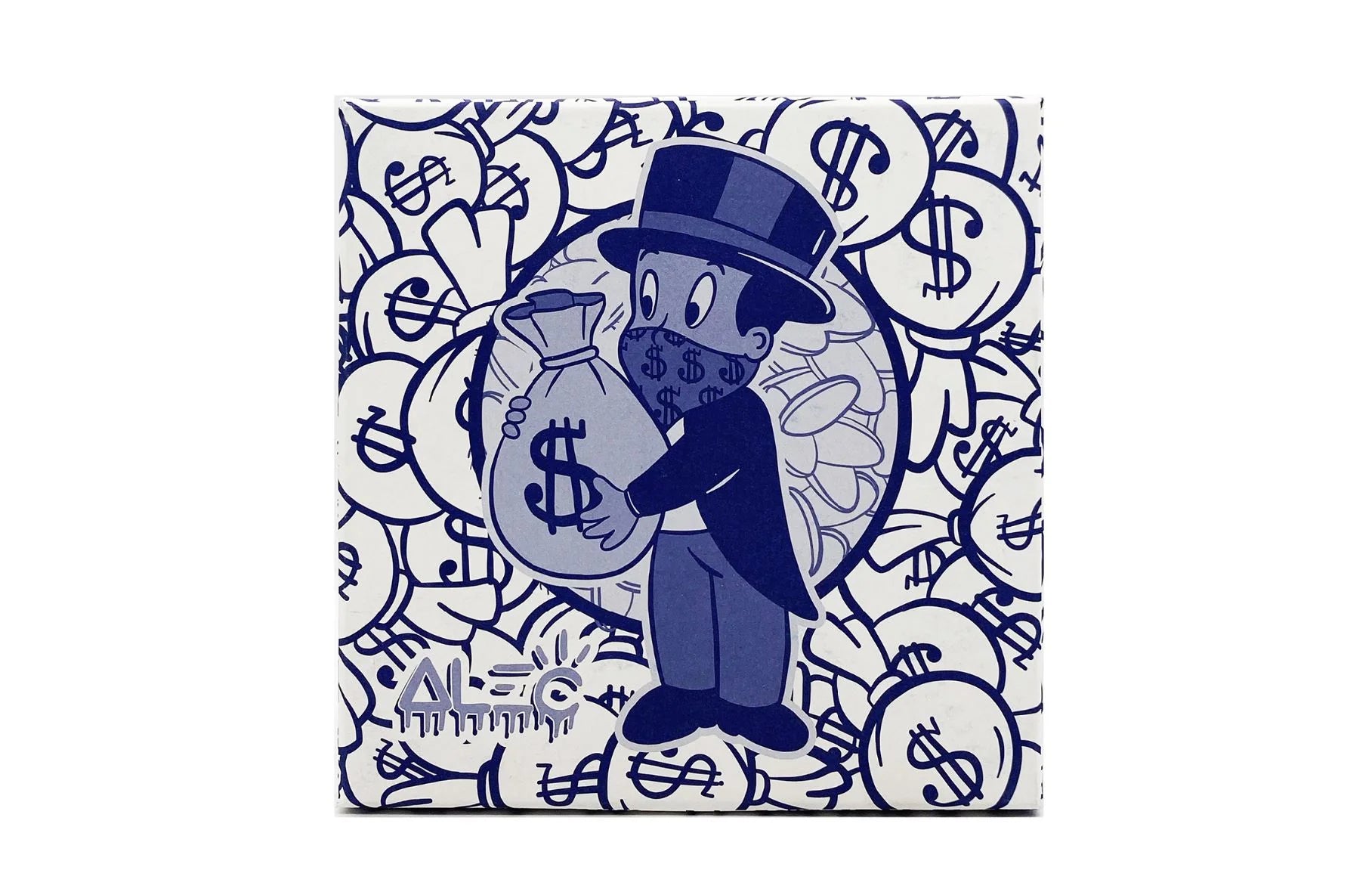 ALEC MONOPOLY Art Plates Set of 4 - Contemporary Pop Art Dinnerware Collection for Home Decor & Wall Display - Perfect for Dining, Gifts & Art Lovers