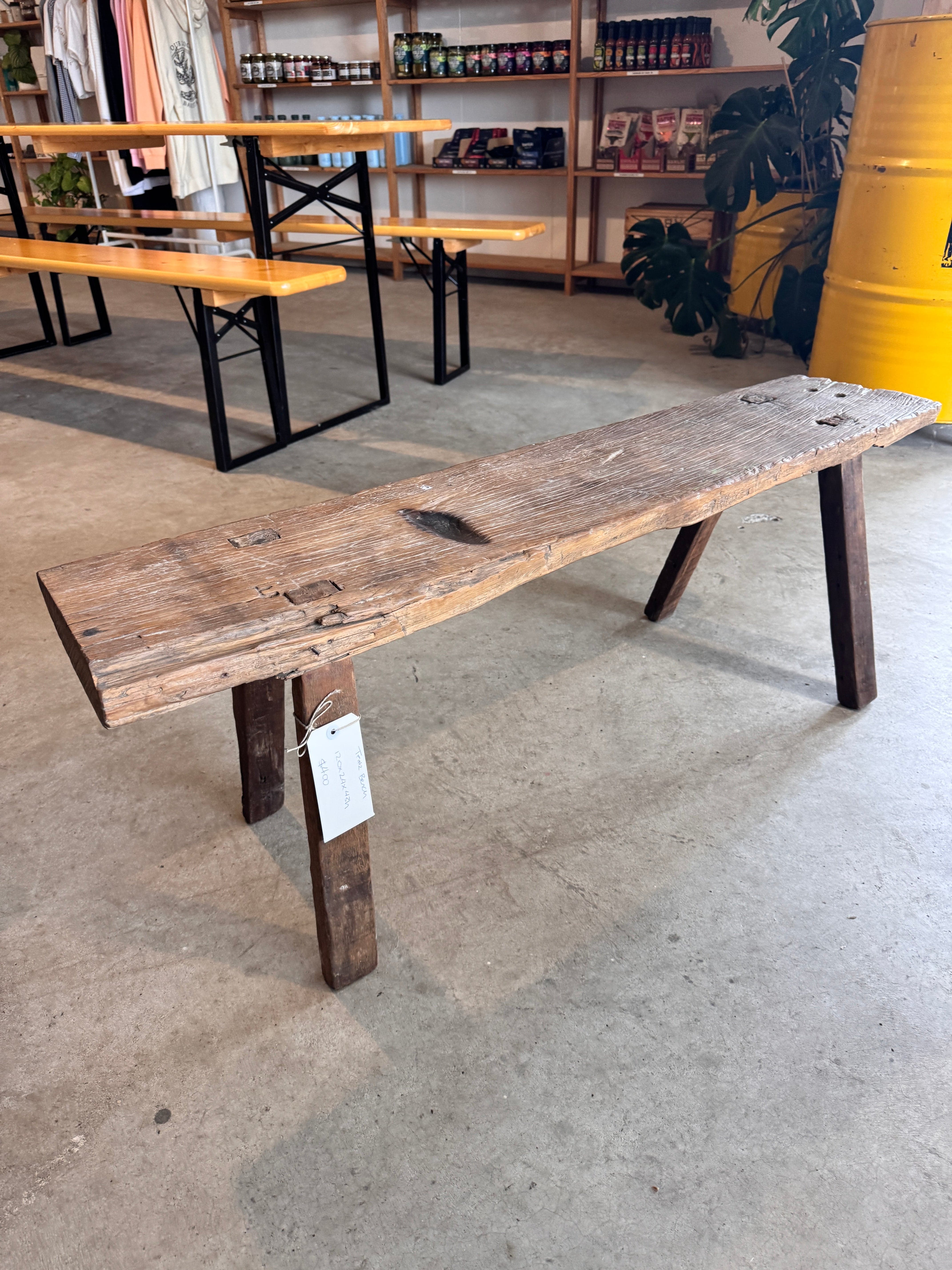 Premium Outdoor Teak Wood Bench – Durable & Weather-Resistant Garden Seating for Patio, Deck, and Backyard – Perfect for Relaxing and Entertaining
