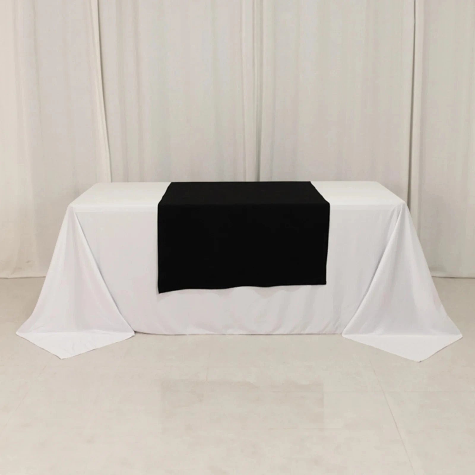 36 x 72 Inch Premium Polyester Table Runner for Dining Room, Wedding, Party Decor - Wrinkle & Stain Resistant Tablecloth