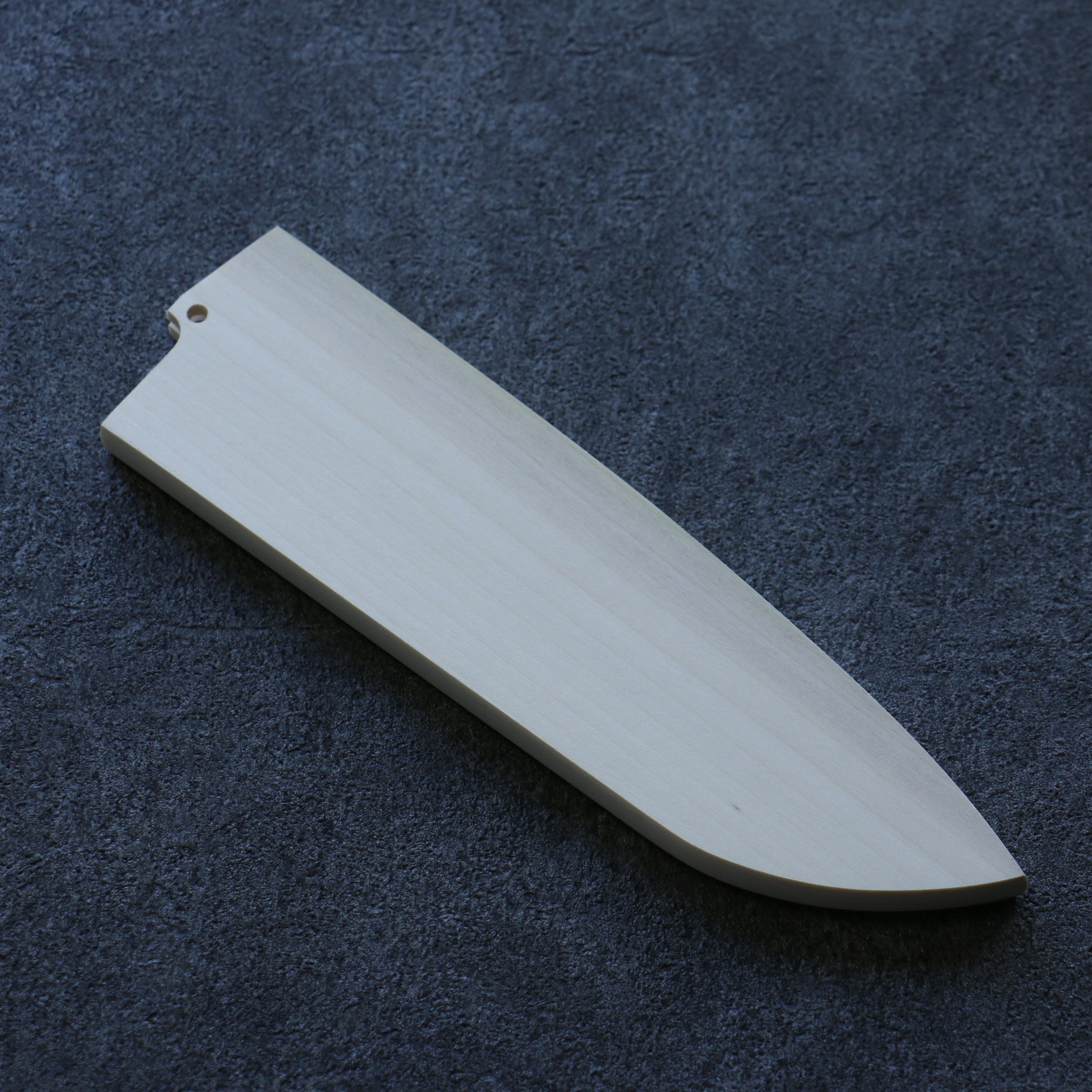 Premium 165mm Santoku Knife Sheath - Magnolia Wood & Plywood Pin - Perfect for Kitchen Storage, Travel, and Gift Giving