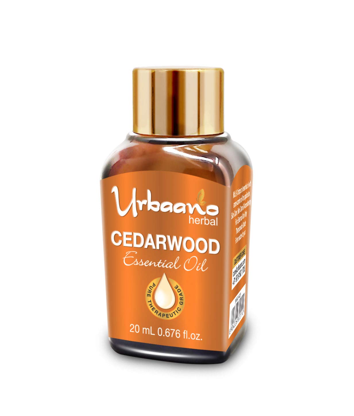 100% Pure Cedarwood Essential Oil for Face, Skin & Hair Care - Therapeutic Grade, Undiluted, No Additives - Aromatherapy, Relaxation & Massage - 20ml in Elegant Gift Pack