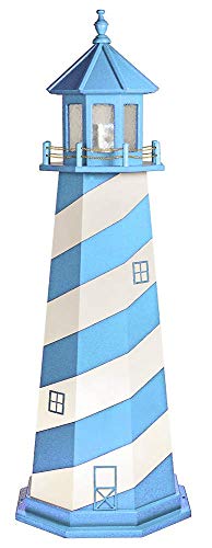 Powder Blue & White