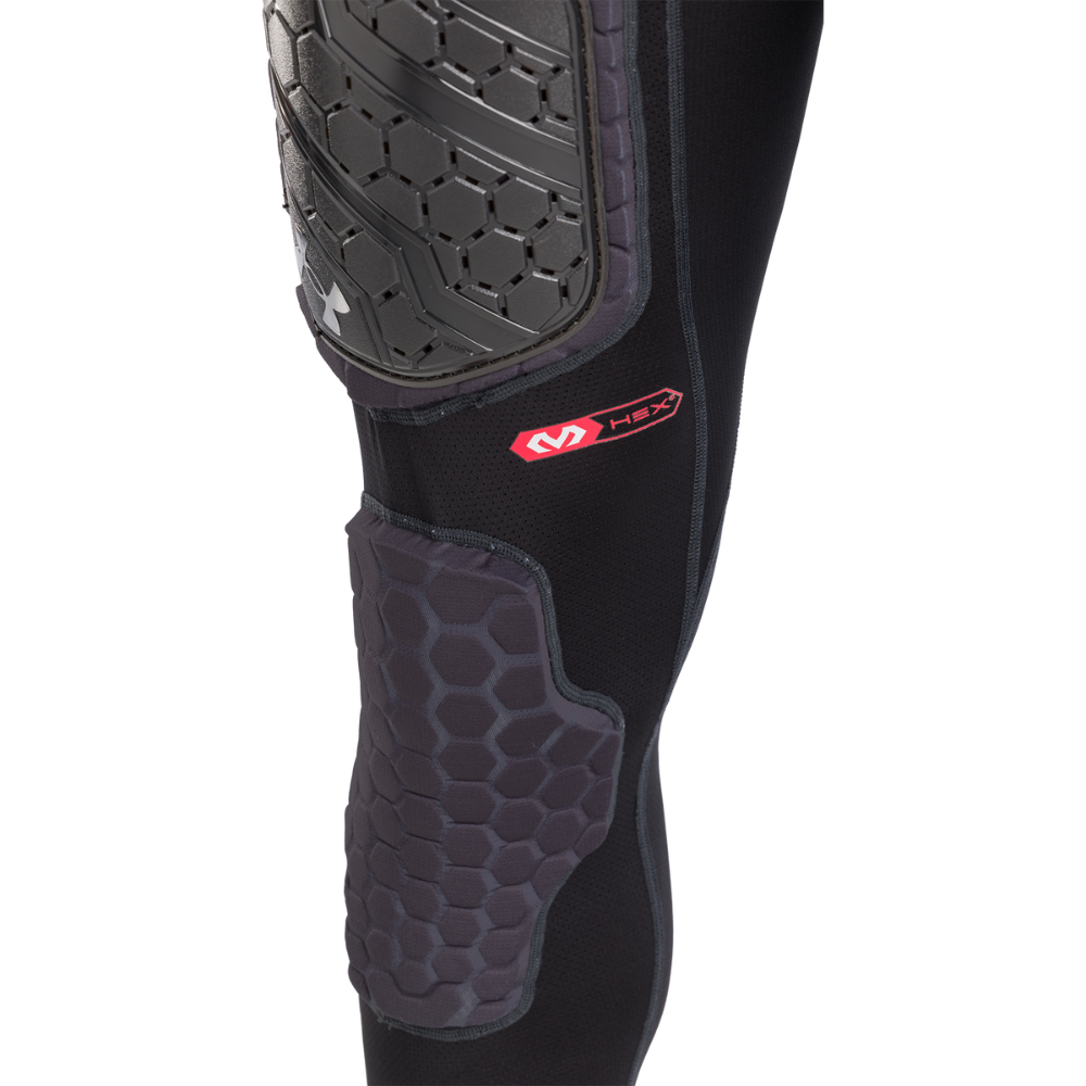 Men's Under Armour Gameday Armour Pro 7 Pad 3/4 Padded Compression Tights - Football, Baseball & Rugby Protective Legwear for Training & Game Day Performance
