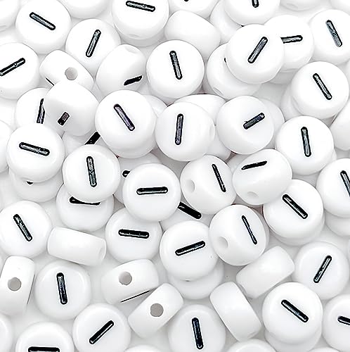0White Round-Vowel I-500PCS