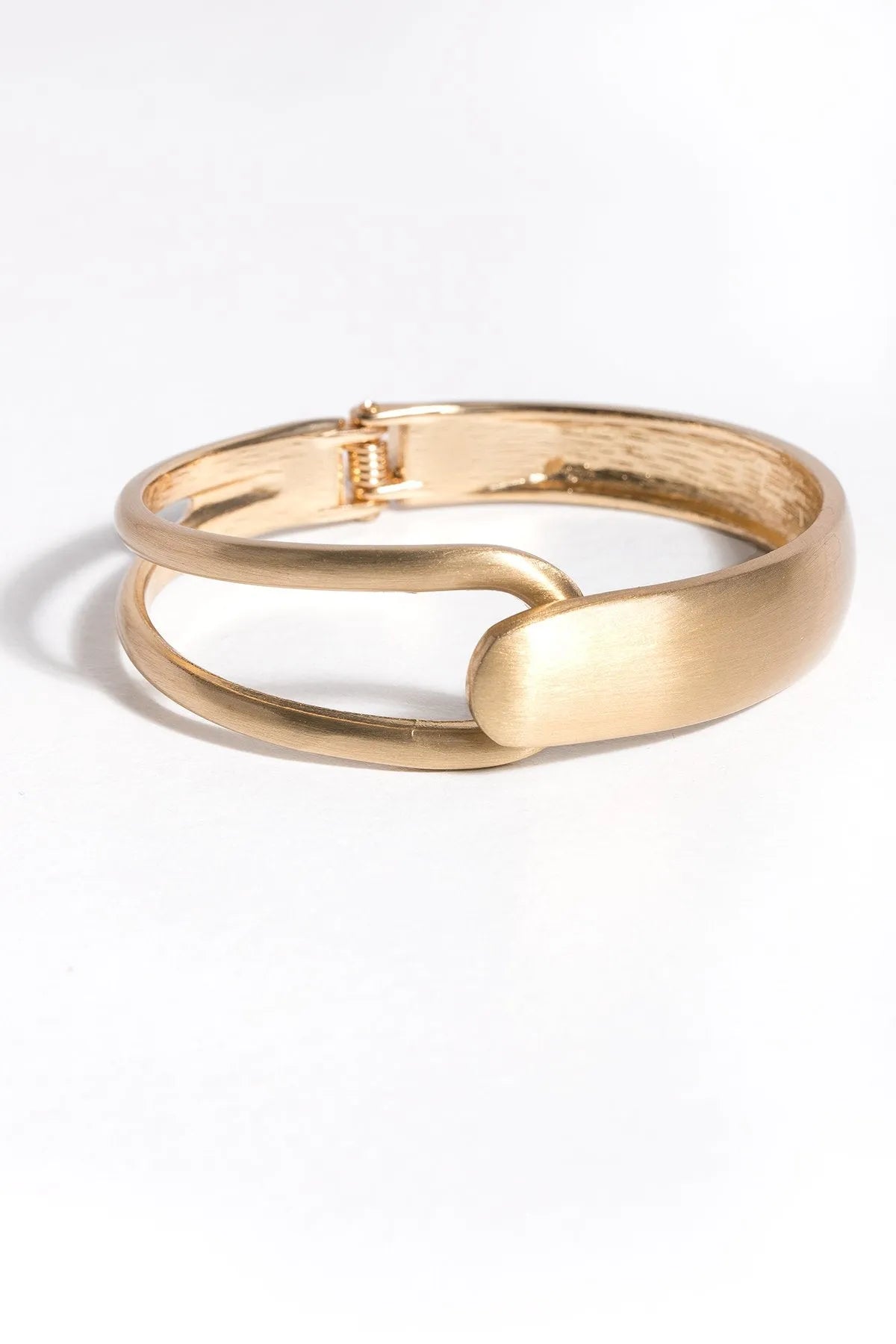 Elegant Overlap Hinged Bracelet for Women - Adjustable Gold & Silver Jewelry Gift for Her - Perfect for Parties, Weddings & Everyday Wear