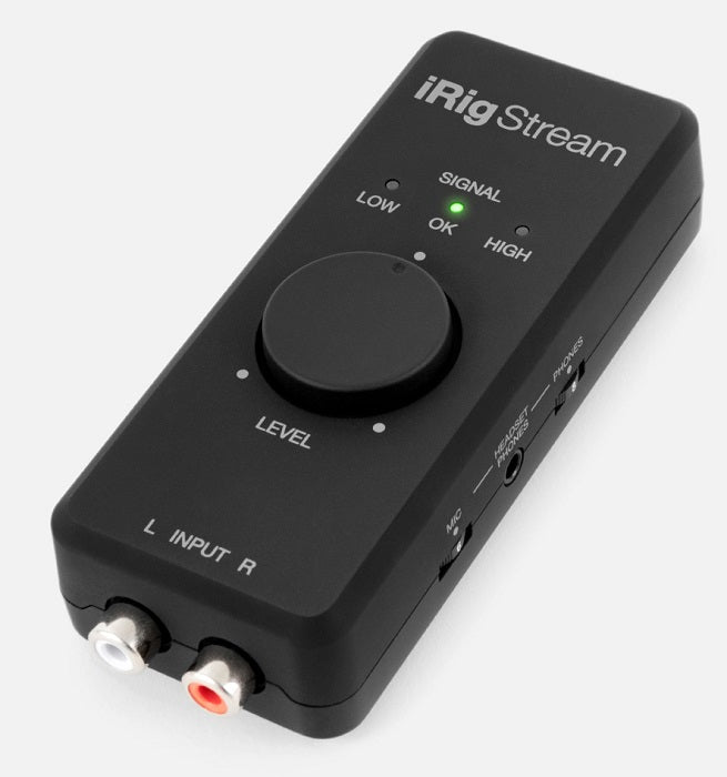 IK Multimedia iRig Stream USB Audio Interface for Podcasting, Streaming & Recording - Professional USB Microphone Adapter for PC, Mac & Mobile Devices