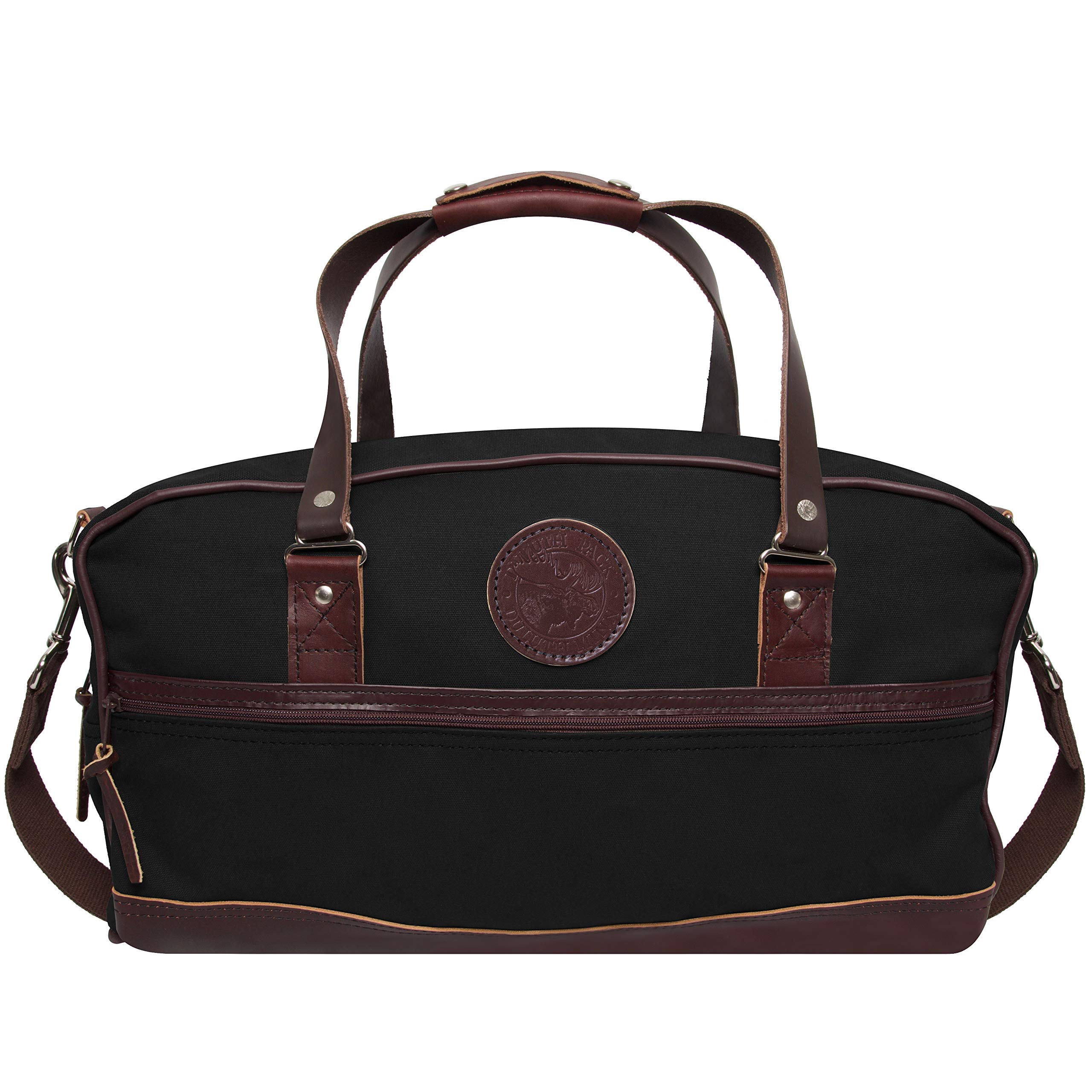 Duluth Pack Weekender Duffel Bag - Black Water-Resistant Travel Duffel for Gym, Weekend Trips & Outdoor Adventures