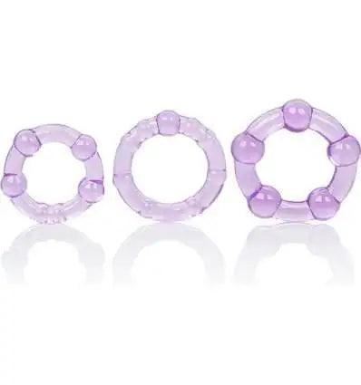 Anillo Island Rings - Purple Gemstone Stackable Rings for Women | Perfect for Beach Vacations, Boho Fashion & Everyday Wear