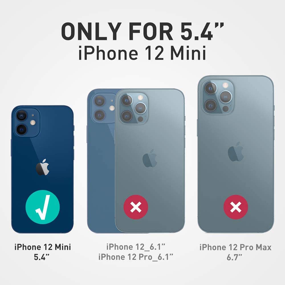 Premium Leather Wallet Case for iPhone 12 Mini 5.4