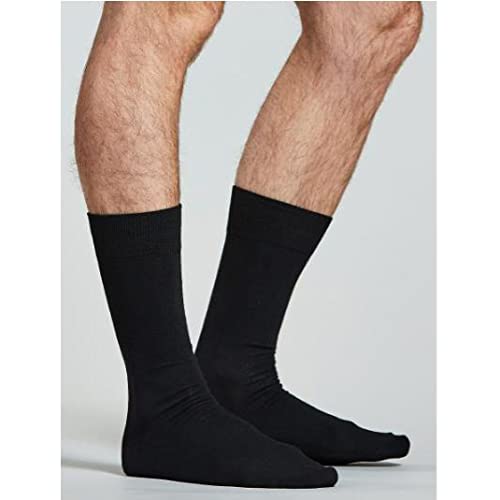 Premium Men's Dress Socks - Classic Business Casual Solid Color Formal Socks for Office, Wedding & Professional Occasions