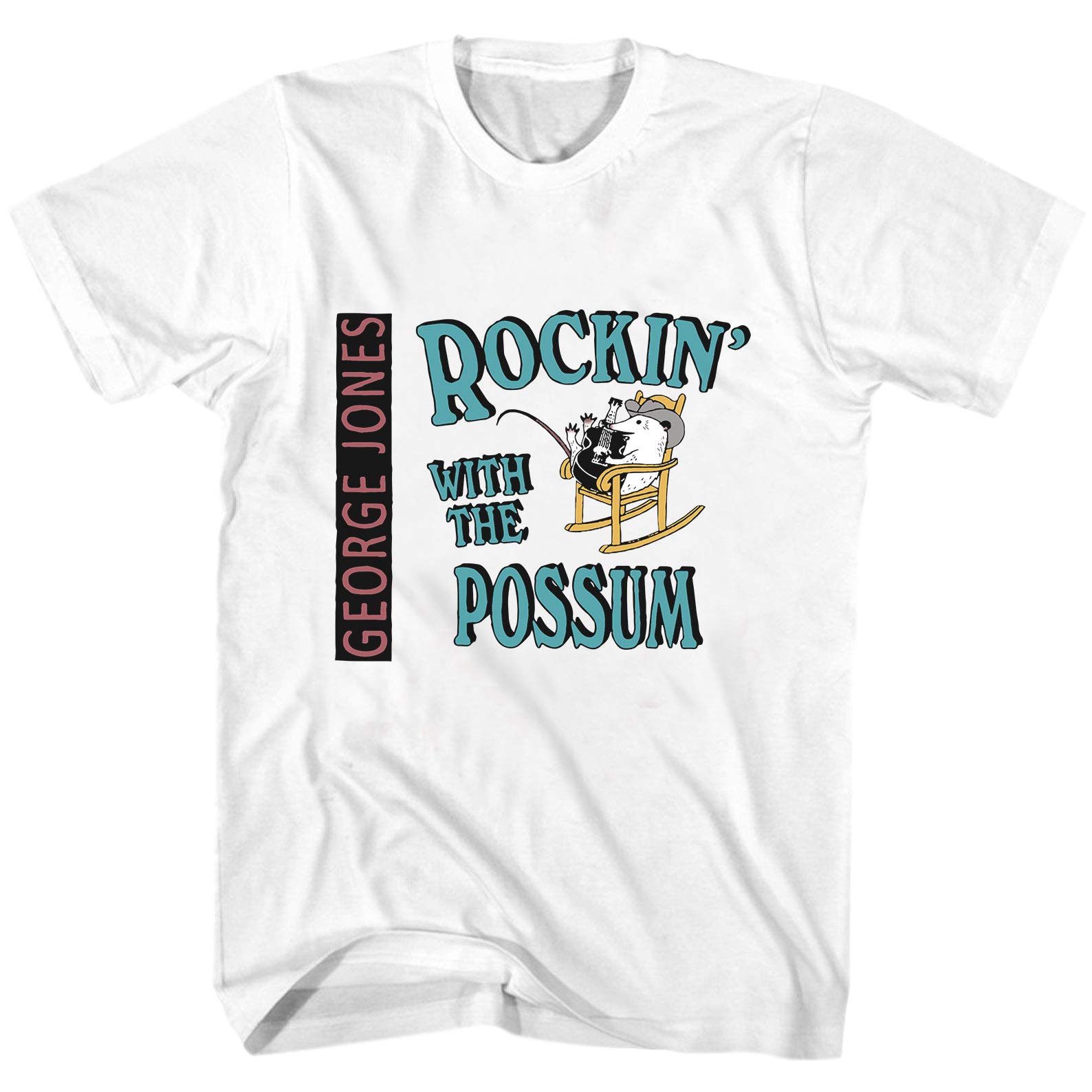 Vintage George Jones 'Rockin' with The Possum' Country Music T-Shirt - Classic Band Tee for Concerts & Casual Wear