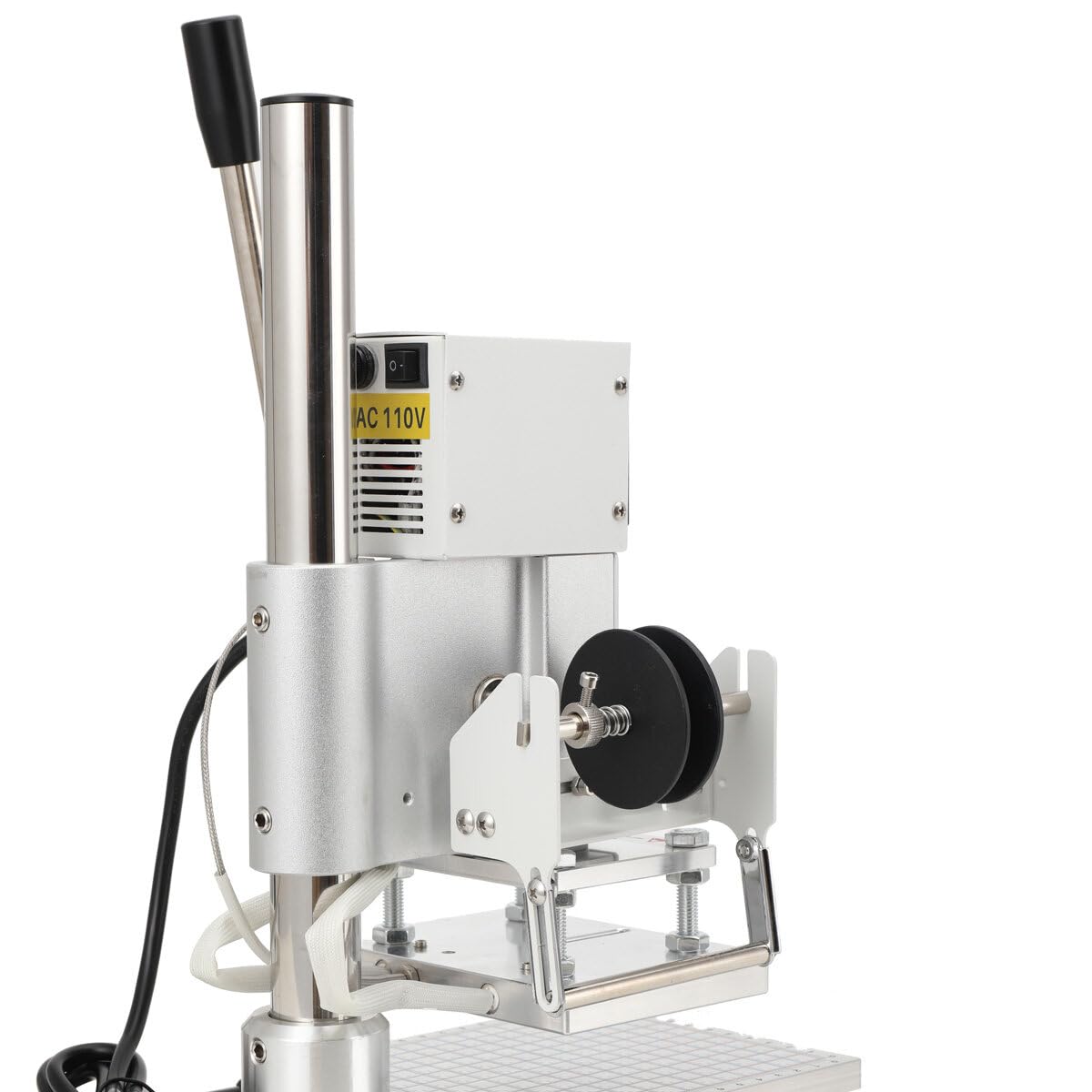 110V Hot Foil Stamping Machine - Professional Heat Press for PVC, PU Leather & Wood - Logo Embossing & Bronzing Tool - Perfect for DIY Crafts, Leatherworking & Woodworking Projects