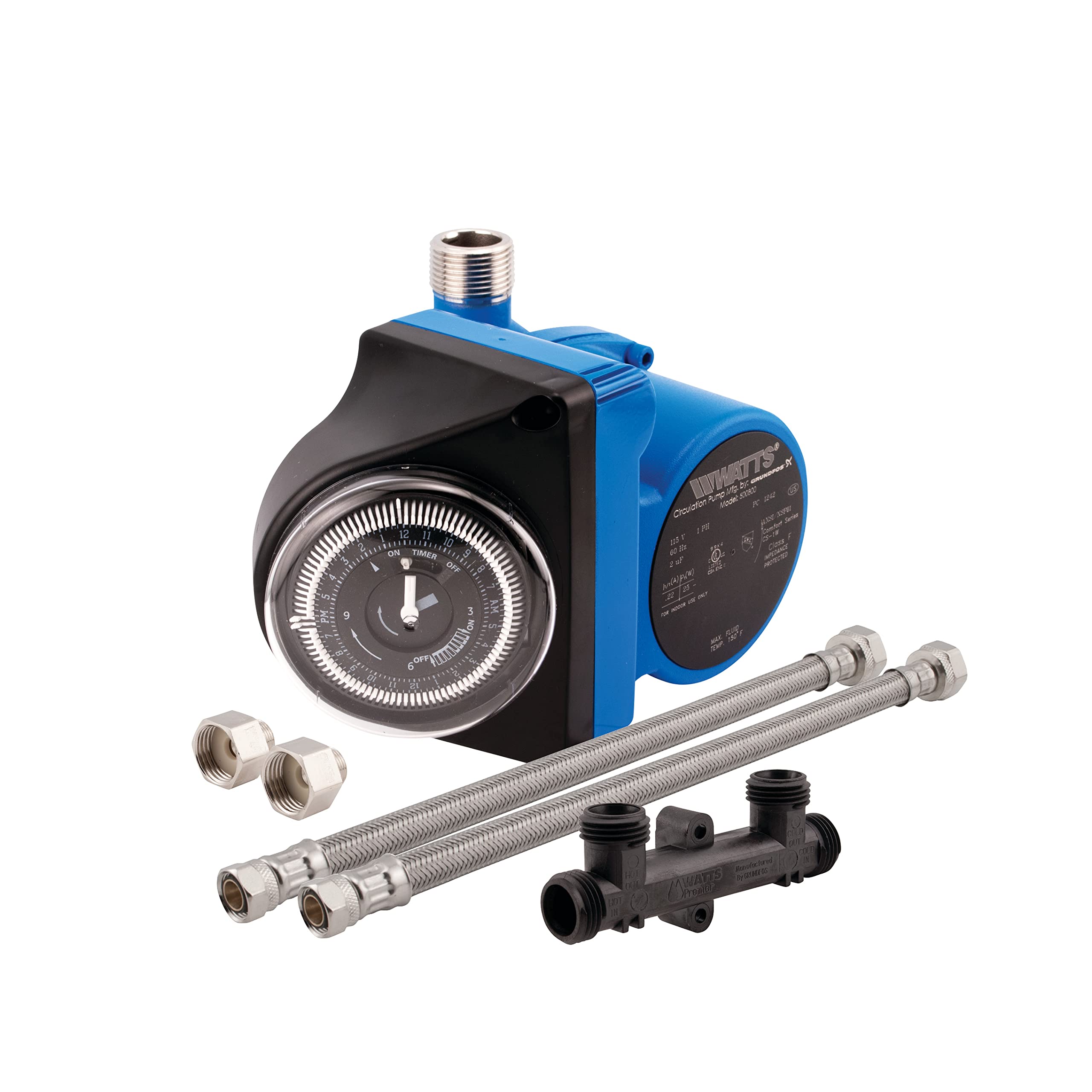 Watts Premier Instant Hot Water Recirculating Pump System with Built-In Timer - 6