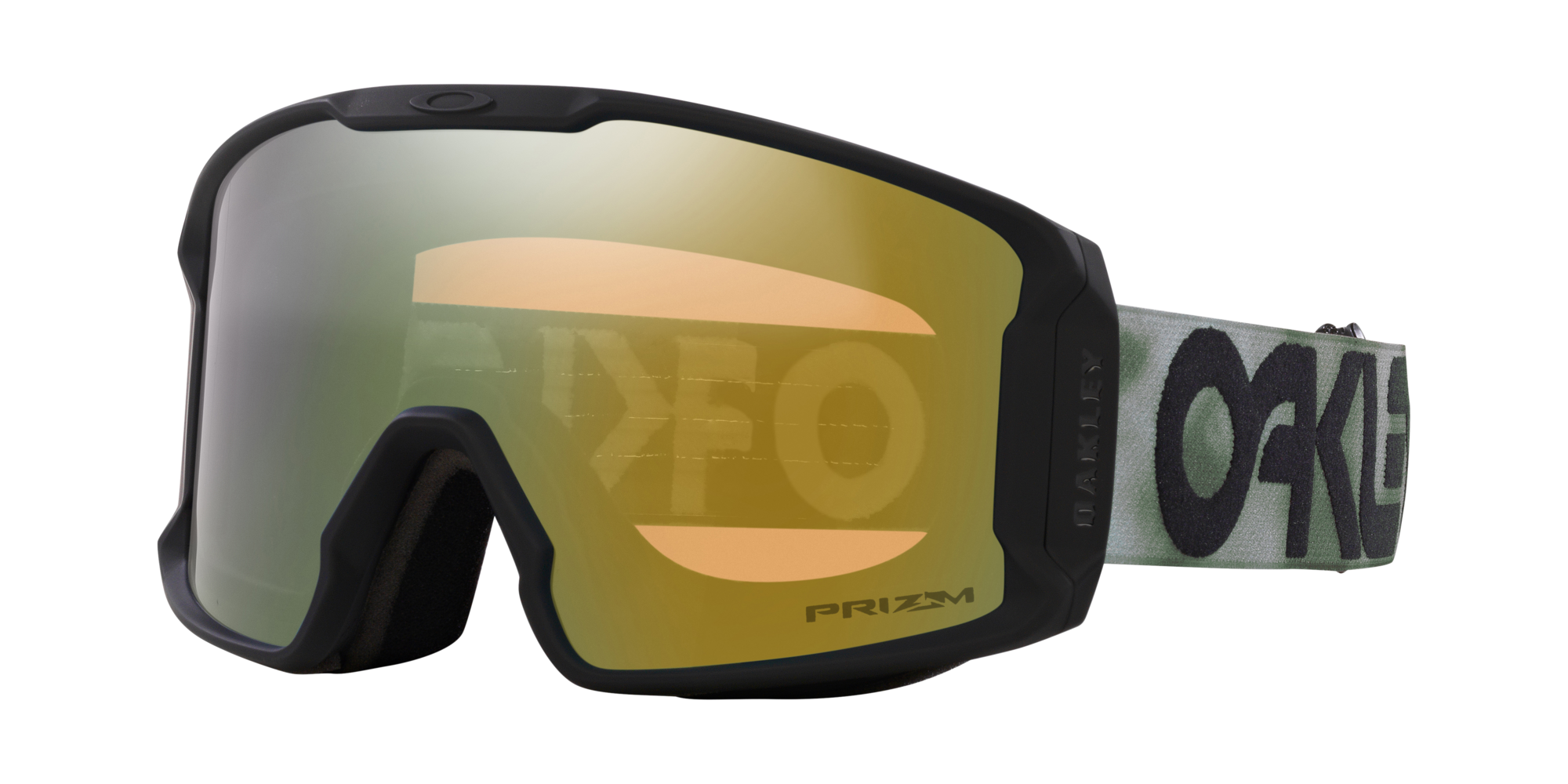 Oakley Line Miner Goggle - Matte Jade Frame with Prizm Sage Gold Lens | Anti-Fog Snowboard & Ski Goggles for Winter Sports & Outdoor Adventures