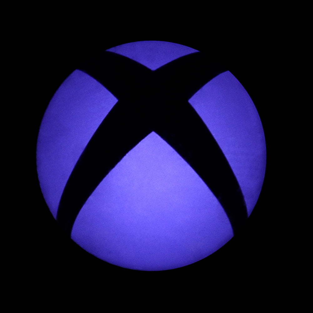 eXtremeRate 5-Piece Removable LED Logo Power Button Sticker Decal for Xbox One Console - Purple | Custom Gaming Accessories for Enhanced Console Aesthetics